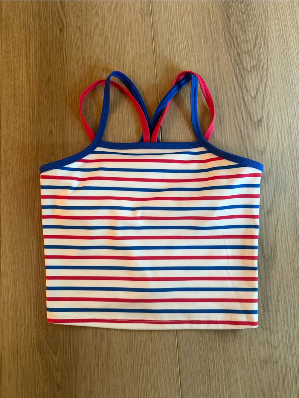 All In Motion Striped One Piece tank top in Red & Blue - never worn